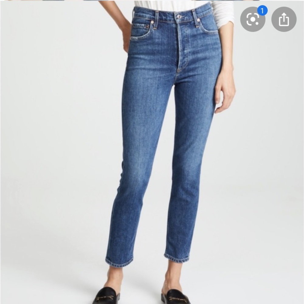 Agolde Nico Jeans in Subdued Wash 25